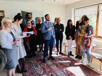 Gleði ríkti við afhendingu Nýræktarstyrkjanna.